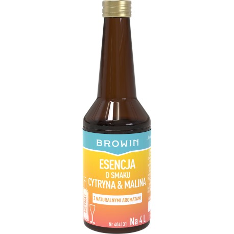 Zaprawka Esencja o smaku cytrynowo-malinowym 40 ml na 4L