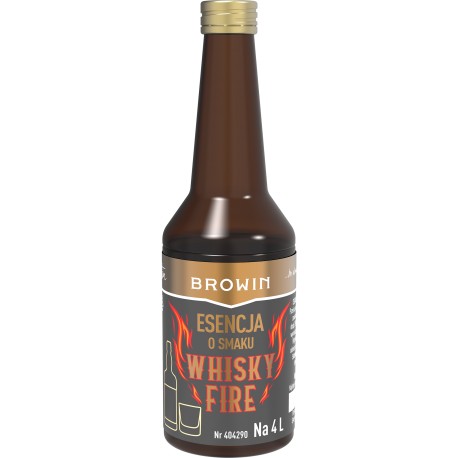 Esencja o smaku Whisky Fire na 4 L, 40ml