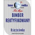 Etykieta naklejka na butelkę butelki BIMBER REKTYFIKOWANY 10szt