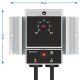 Destylator elektryczny zimne palce 60L modułowy convex z odstojnikami