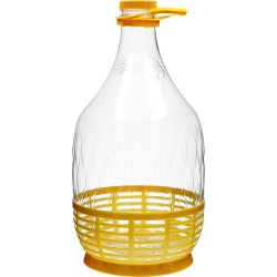Gąsior Dama 5 L PET, z zakrętką, uchwytem i koszyczkiem