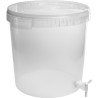 Pojemnik fermentacyjny 30 L z pokrywką i kranem