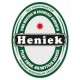 Etykiety naklejki na butelki piwo HENIEK 10szt