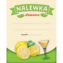Etykiety naklejki na butelki nalewki CYTRYNÓWKA 10szt