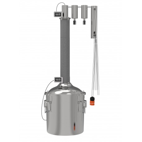 Destylator modułowy 30L z odstojnikami kolumna 50cm