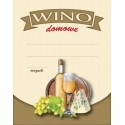 Etykiety naklejki butelki do wina białego 10szt
