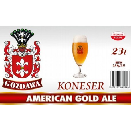 Piwo brewkit KONESER AMERICAN GOLD ALE Gratis