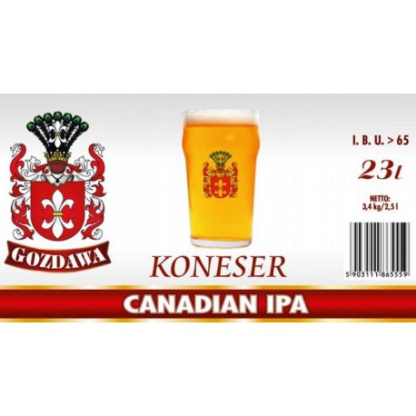 Piwo brewkit KONESER CANADIAN IPA Gratis