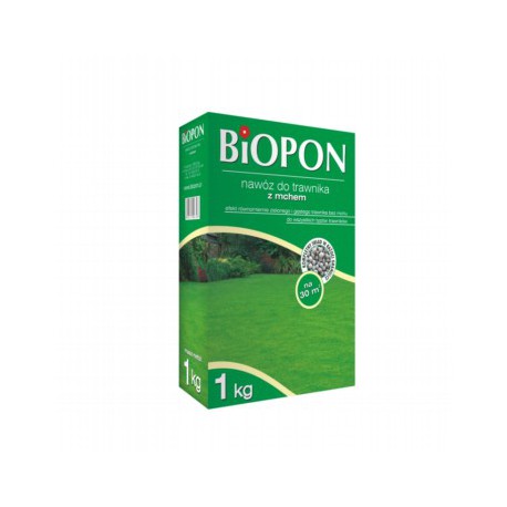 BIOPON nawóz do trawnika z mchem 1kg
