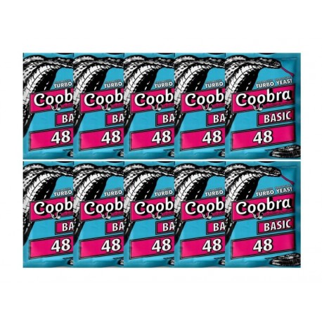 Drożdże Gorzelnicze COOBRA Basic 48 10szt mocne