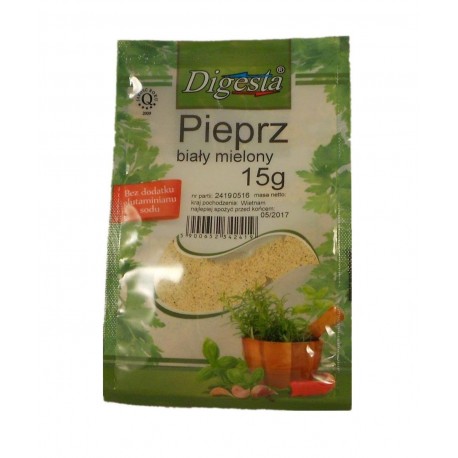 Pieprz biały mielony 15g