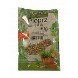 Pieprz czarny cięty﻿ 40g﻿