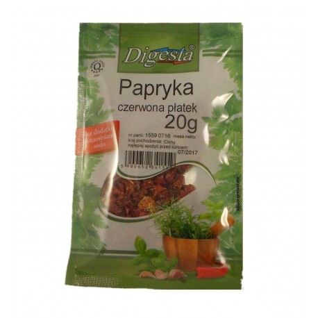Papryka czerwona płatek 20 gram