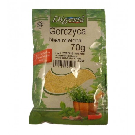 Gorczyca biała mielona 70g