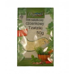 Sos do sałatek czosnkowy Tzatziki 50 gram
