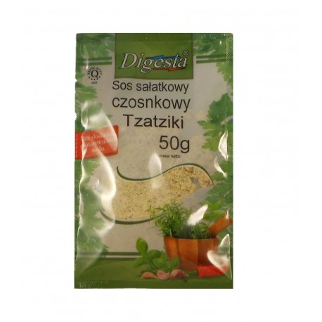 Sos do sałatek czosnkowy Tzatziki 50 gram