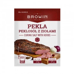Peklosól z ziołami PEKLA 67g na 2kg mięsa