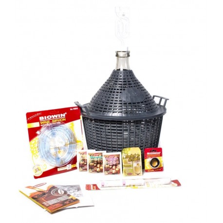 Zestaw winiarski 15L balon do wina