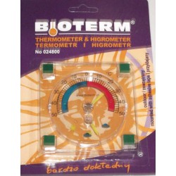 Termometr i higrometr przyklejany 90/90mm