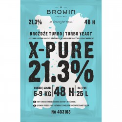 Drożdże gorzelnicze Turbo X-Pure 21,3% 48h