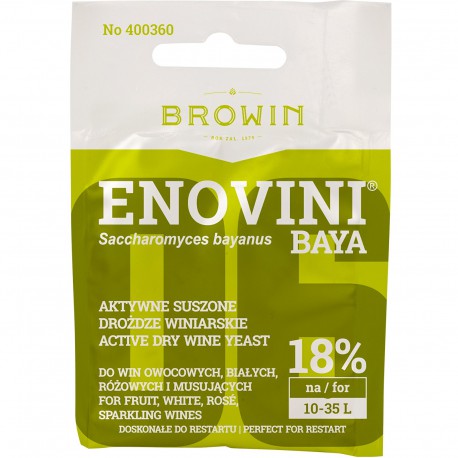 Drożdże winiarskie Enovini BAYA, 7 g