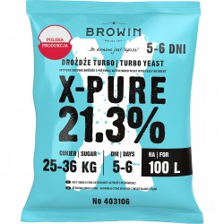 Drożdże Turbo X-Pure 21,3%, 100L