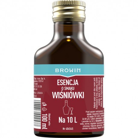 Esencja o smaku wiśniówki na 10 L - 100 ml