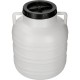 Beczka do peklowania kiszenia - biała, uchwyty, 10 L