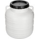 Beczka do peklowania kiszenia - biała, uchwyty, 10 L