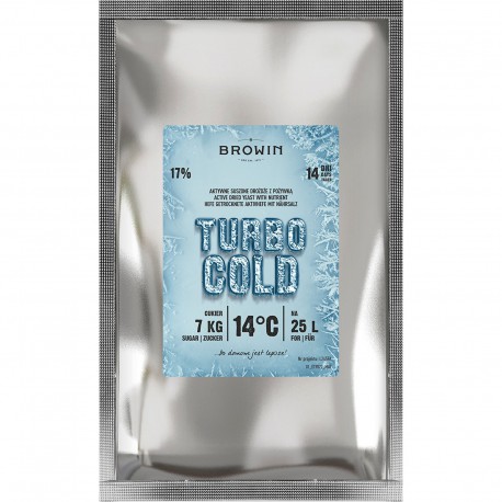 Drożdże gorzelnicze Turbo Cold 120 g Browin