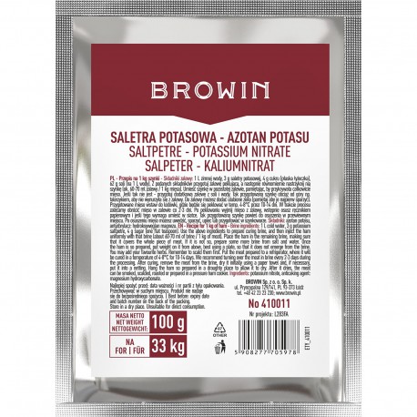 Saletra potasowa do peklowania mięsa 100g