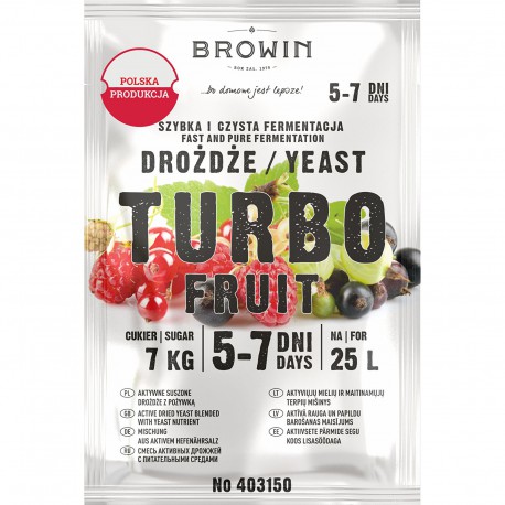 Drożdże Biowin WINE YEAST 40g na 25l nastawu