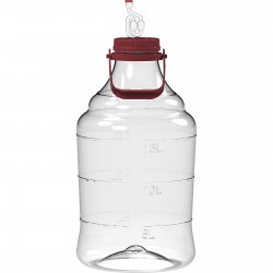 Balon do wina plastikowy, lekki, z uchwytem, 20 L