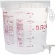 Pojemnik fermentacyjny 30l Fermentator z rurką kątową i kranem
