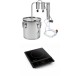 Destylator na garze 18L z dwoma odstojnikami POT STILL