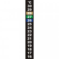 Termometr ciekłokrystaliczny samoprzylepny 0-30