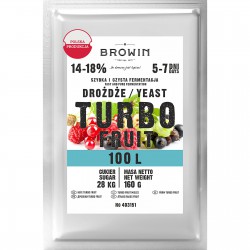Drożdże Turbo Fruit 5-7 dni 100 L