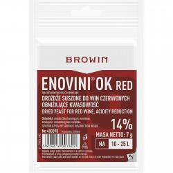 Drożdże winiarskie Enovini OK RED obniżające kwasowość
