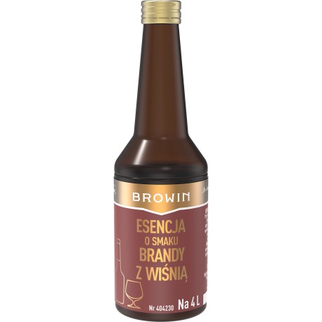 Zaprawka Esencja o smaku brandy z wiśnią 40 ml na 4 l