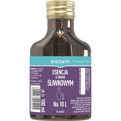 Esencja zaprawka o smaku śliwkowym na 10 L - 100 ml