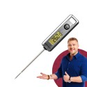 Elektroniczny termometr kulinarny, LCD (-50°C do +200°C) metalowy
