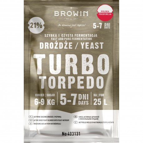 Drożdże gorzelnicze BIOWIN TURBO 5-7 dni 