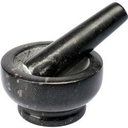 Granitowy moździerz kuchenny - 10cm czarny