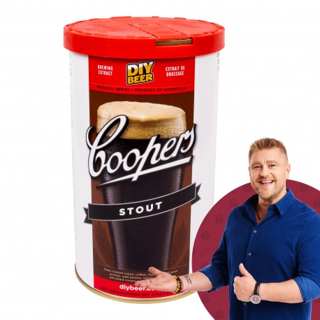 Piwo domowe Coopers STOUT brewkit brew kit GRATIS