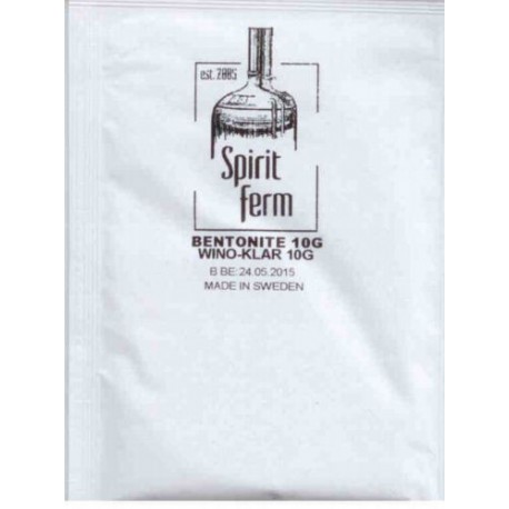 SpiritFerm Wino-Klar Bentonit 10g środek klarujący