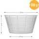Forma serowarska do ricotty, fi 6,5/10,5 na 400g