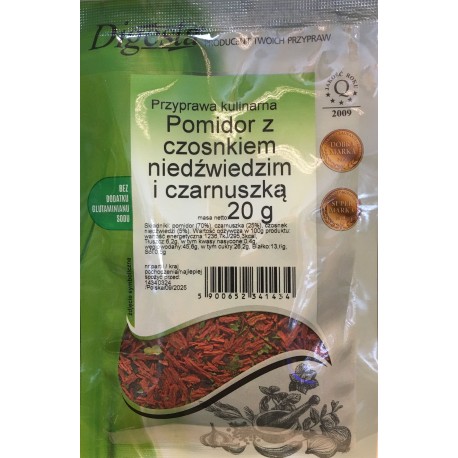 Pomidor z czosnkiem i bazylią 20 gram
